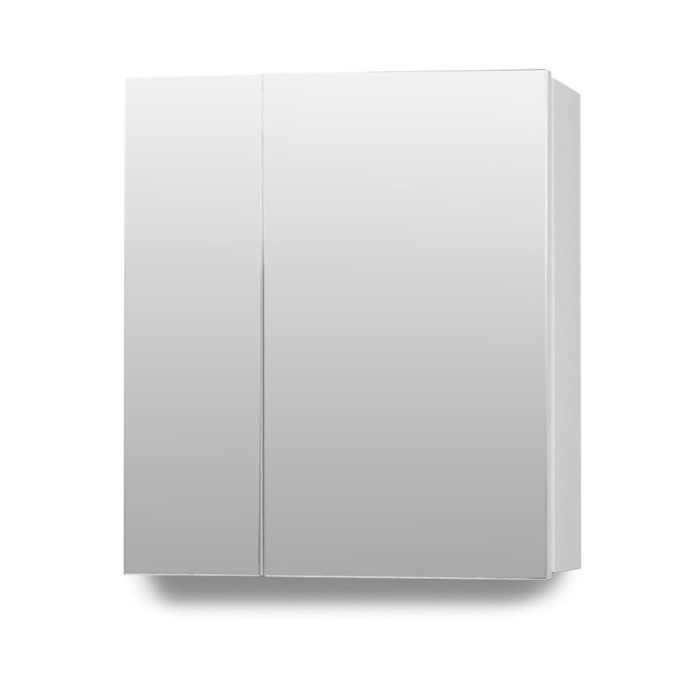 Hampton 60cm 2 Door Mirror Cabinet White