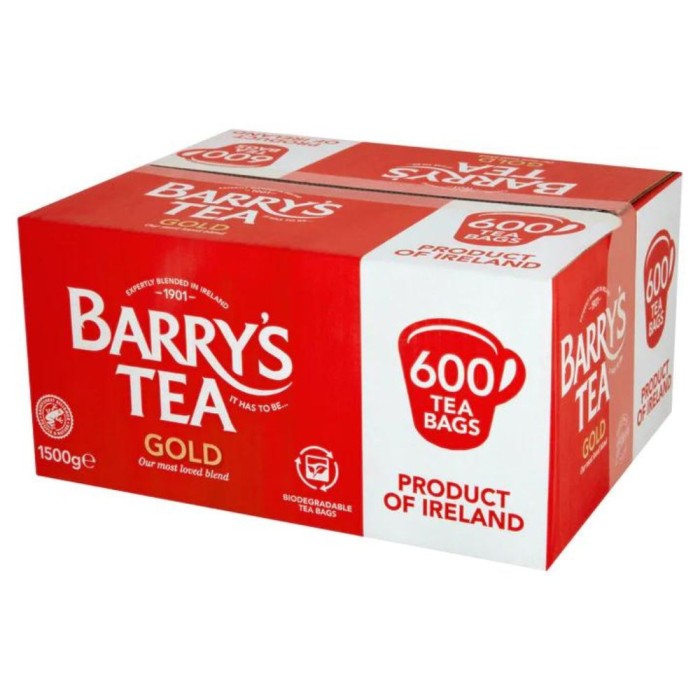 Barry's Tea Gold Blend 1-Cup 600 Teabags