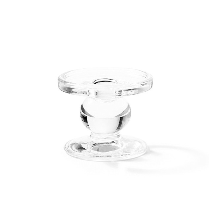 Glass Standing Candle Holder Small