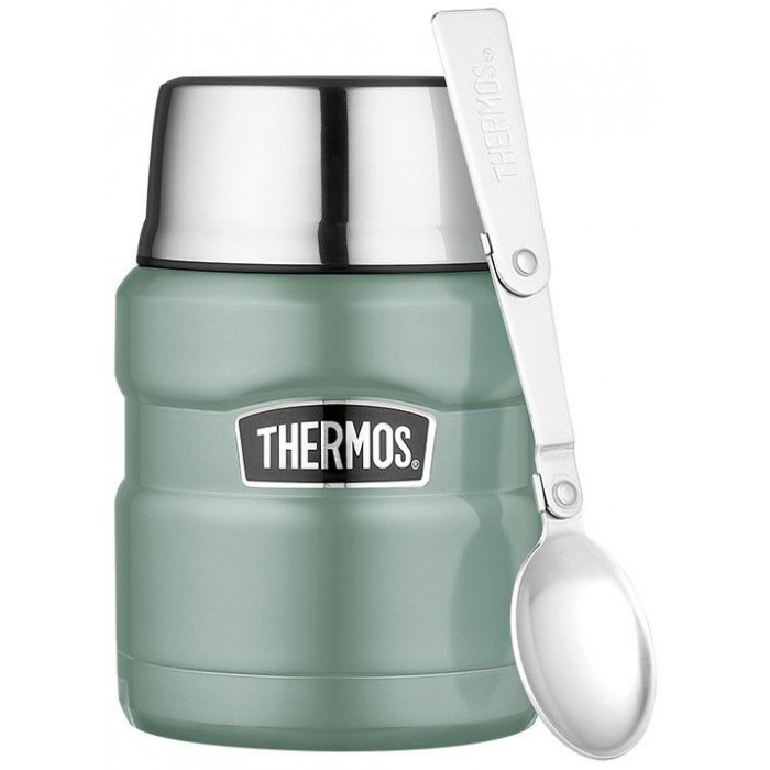 King Stainless Steel Food Flask with Spoon