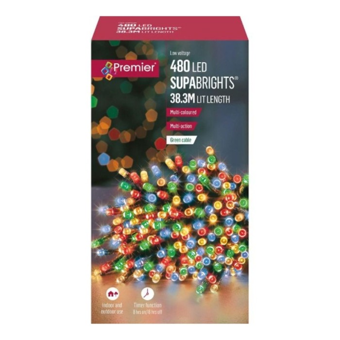 480 Multi-Action LED Supabrights - Multi Coloured