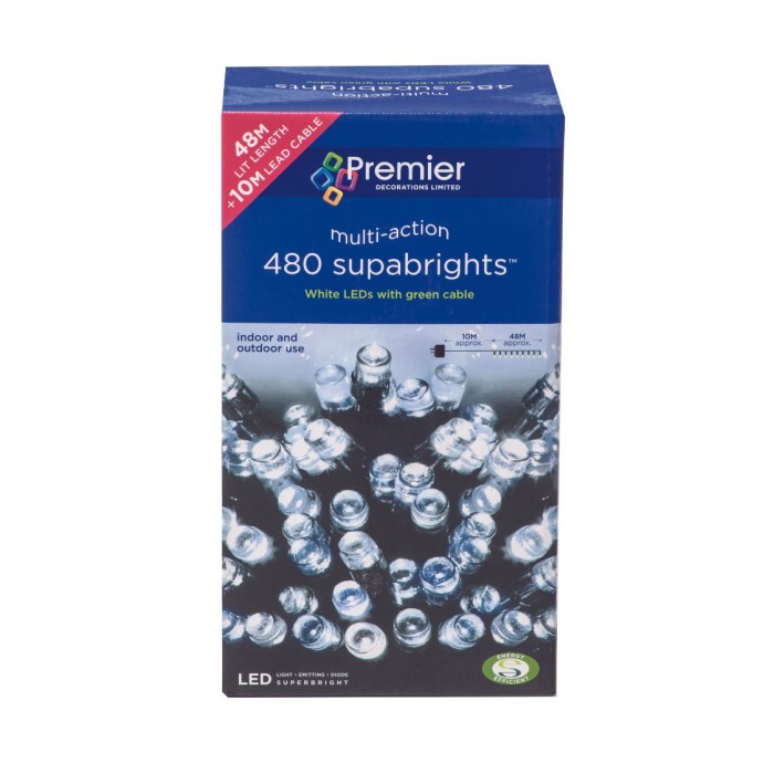 480 Multi-Action LED Supabrights - White