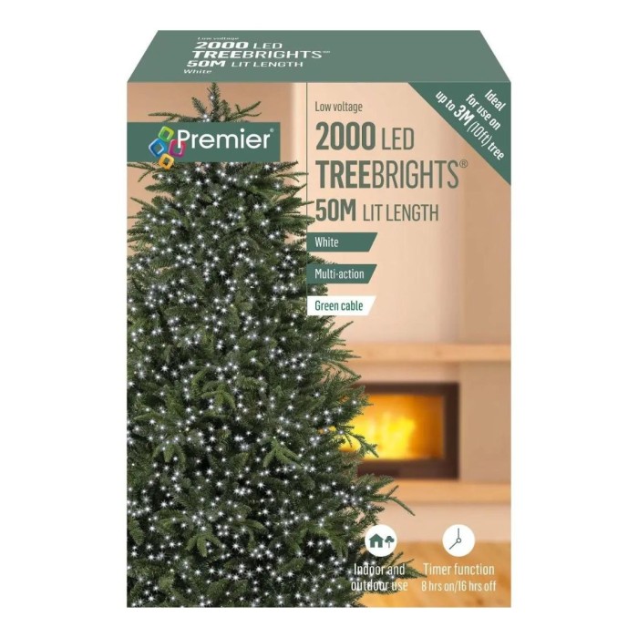 2000 Multi-Action LED Multi-Action Treebrights - White