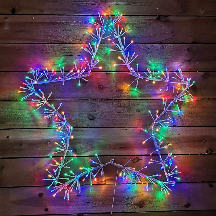 Star with 320 Multi Colour Twinkle Lights 