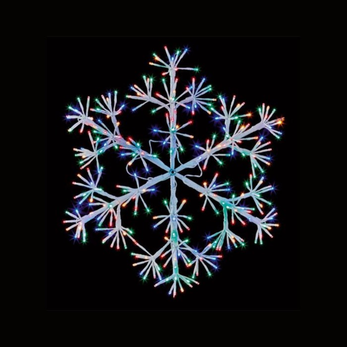 LED White Starburst Snowflake