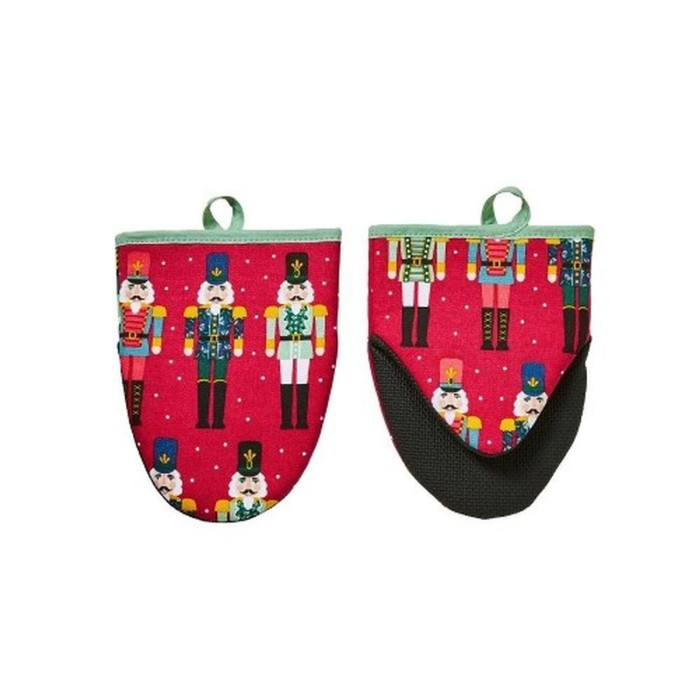 Recycled Cotton Micro Oven Mitts Nutcracker Parade