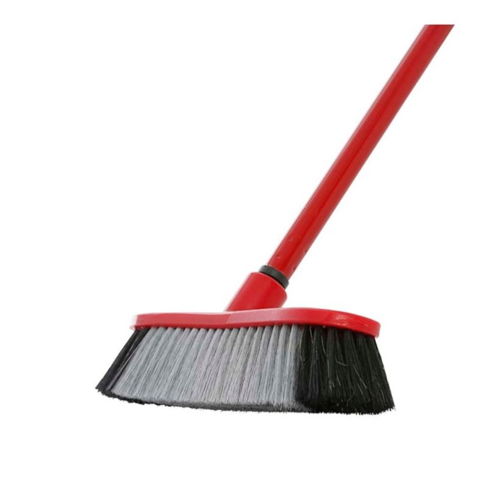 Tidy Soft Sweeping Brush & Red Handle
