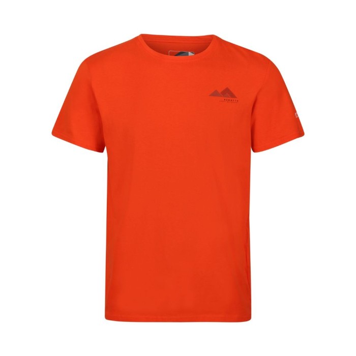 Men's Breezed III Graphic T-Shirt Rusty Orange