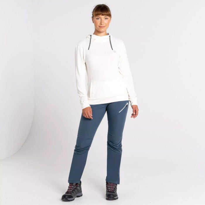 Women's Out & Out Overhead Hooded Fleece Lily White Marl