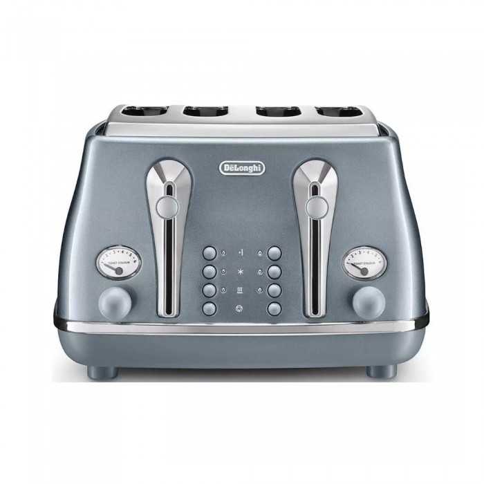 Icona Metallics 4 Slice Toaster Azure