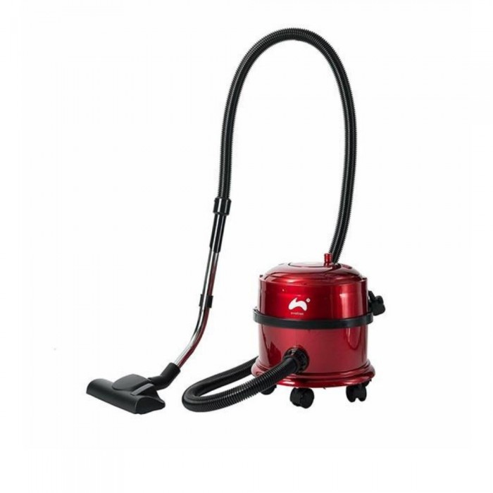 Red Metallic Tub Vacuum Cleaner H13 HEPA Filter