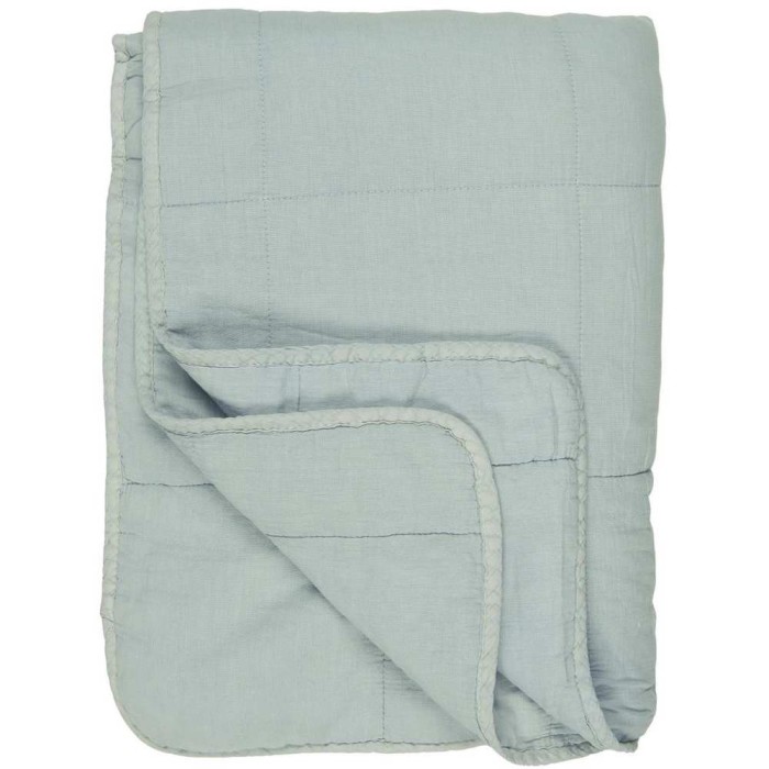 Vintage Bedspread Blue Single Quilt