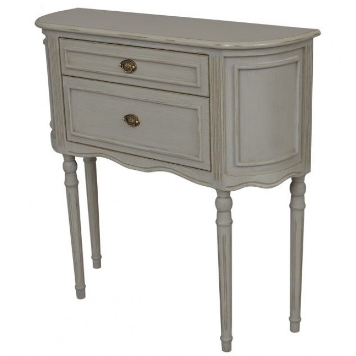 Heritage 2 Drawer Chest with Gold Distress