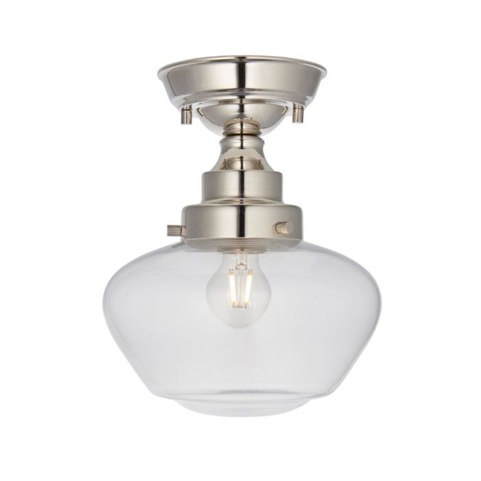 Lindby Ceiling Light Nickel/Clear