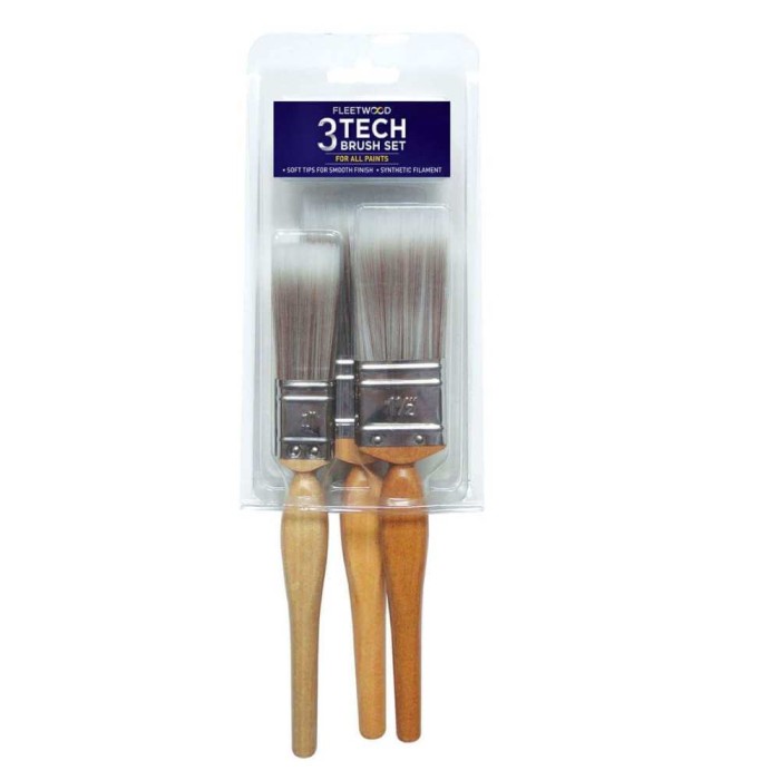 Tech 3PC Brush Set