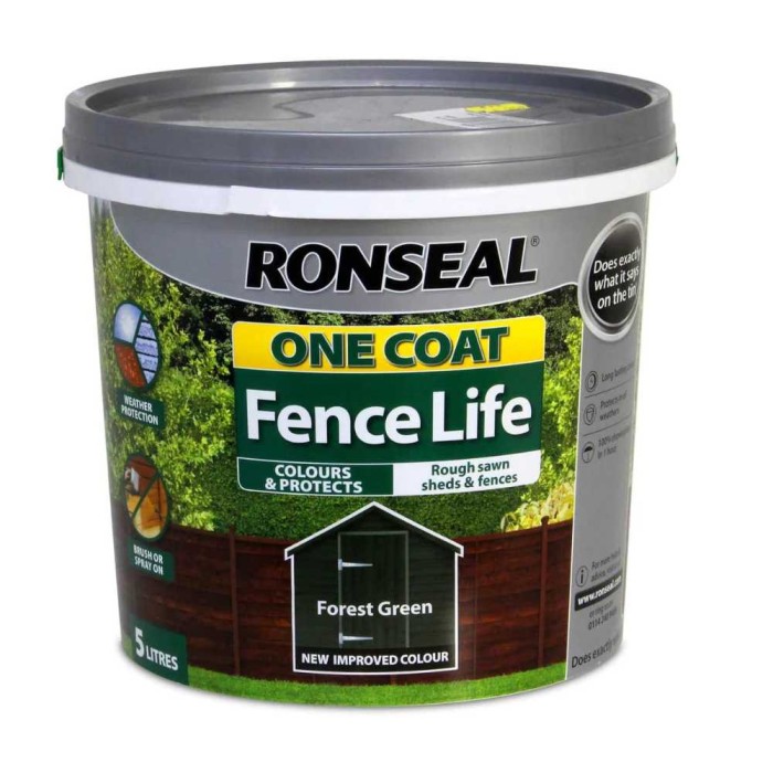 One Coat Fence Life Forrest Green 5l