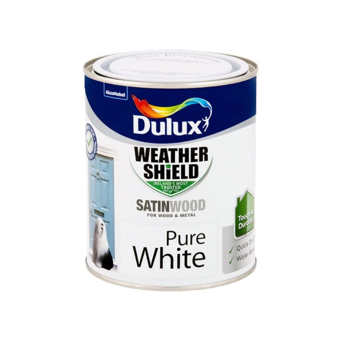 Weathershield Satinwood Pure White 
