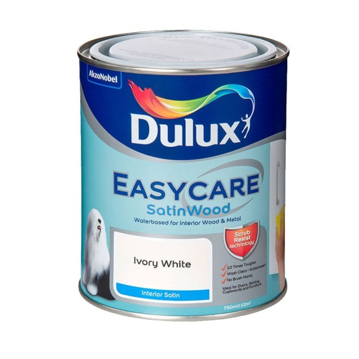 Easycare Satinwood Ivory White 750ml