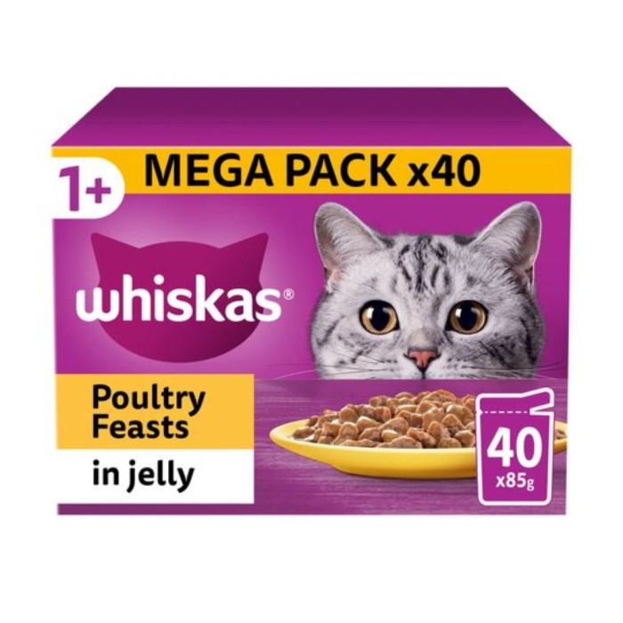 Poultry Feasts in Jelly 1+ Adult 40 x 85g Pouches