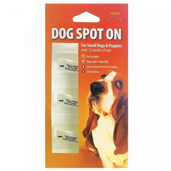 Dog Spot On Small Dogs & Puppies 3 Treatments