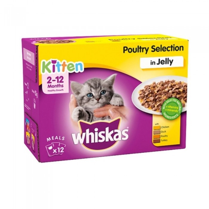 Kitten Food Poultry 12x100g Pouches