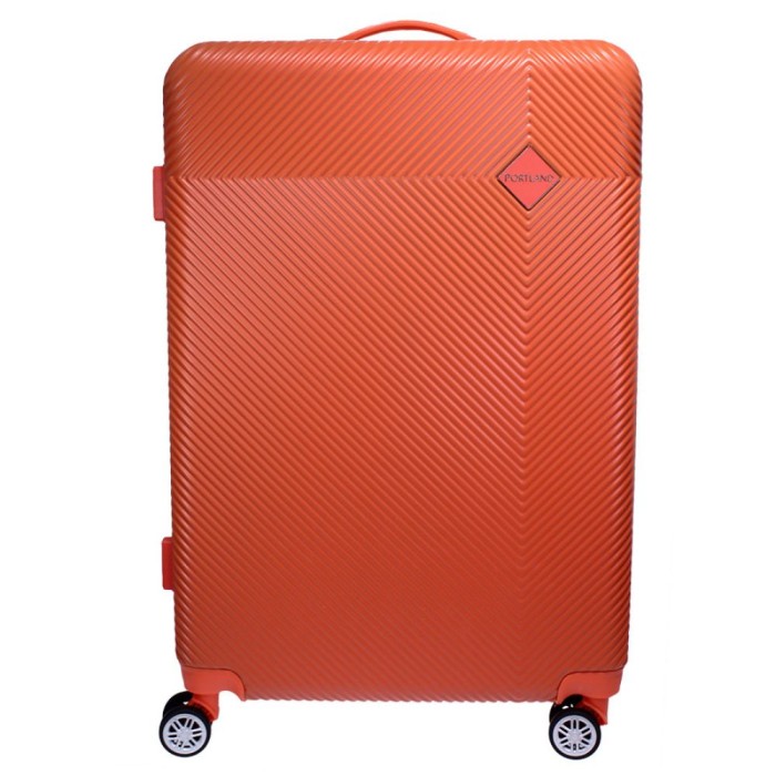 Portland Diamond Rib 70cm Suitcase Blood Orange 